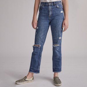 Straight Ankle High Rise